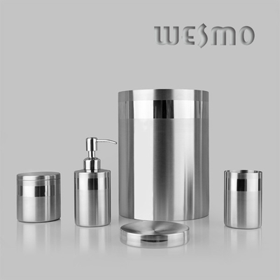 5 PCS  Stainless Steel Bathroom Sets